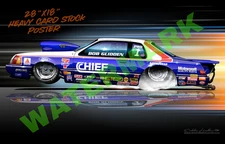 Bob Glidden's 1986 Ford Thunderbird Pro Stock LIT Poster-Banner Print-039