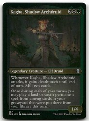 Kagha, Shadow Archdruid (Foil Etched) #537 - Commander Legends: Battle for Baldur's Gate
