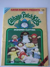 Cabbage Patch Kids DESIGNER Clothes Pattern Book Xavier Roberts 1984 Plaid 7686