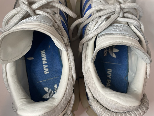 Adidas x Ivy Park Chunky Platform Sneakers GZ3890 Women’s Size 7 Blue White - Picture 5 of 7