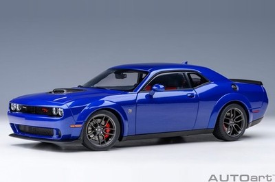AUTOart 71772 - 1/18 Dodge Challenger R/T Scat Pack Shaker Widebody(Indigo Blue)