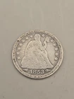 1853 Seated Liberty Silver Dime 10c