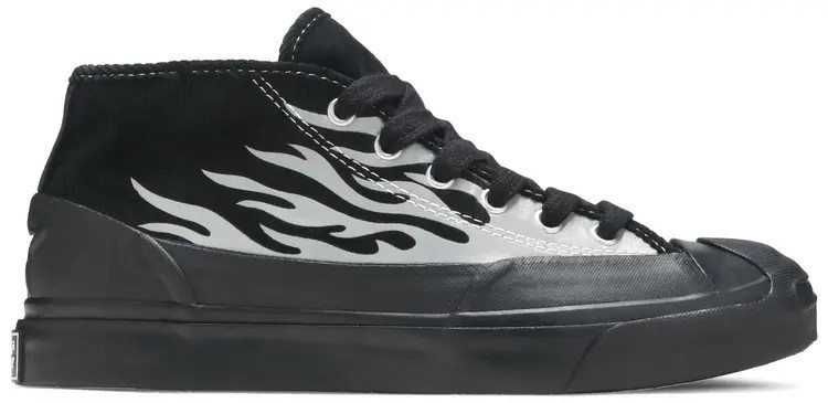 Size 6 - ASAP Nast x Converse Jack Purcell Mid Silver Flames for