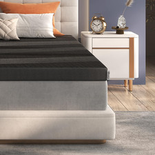 4 Inch Memory Foam Mattress Topper Twin, Cooling Gel Foam Mattress Topper for Ba