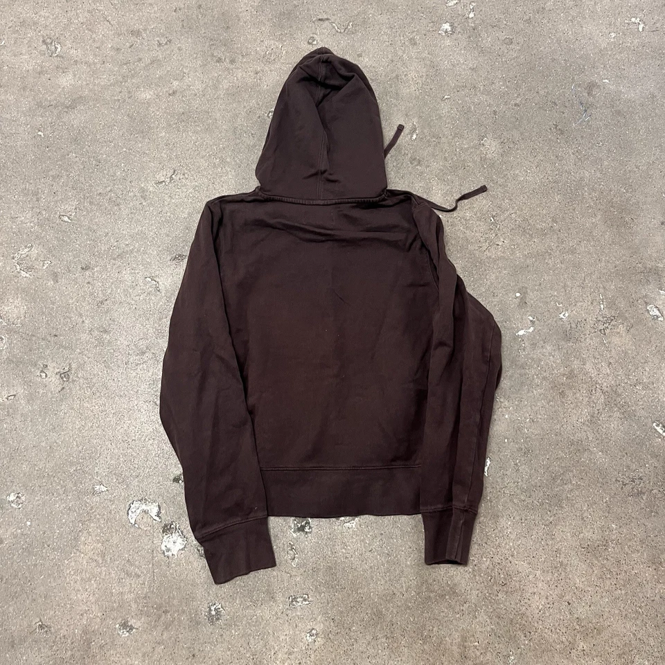 Sudadera con capucha vintage Polo Ralph Lauren con cremallera para mujer XL marrón Nueva York  Foto 3 de 4