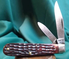 CASE XX Knife 1965-69 RED BONE 62024-1/2 BAREHEAD JACK Very Nice