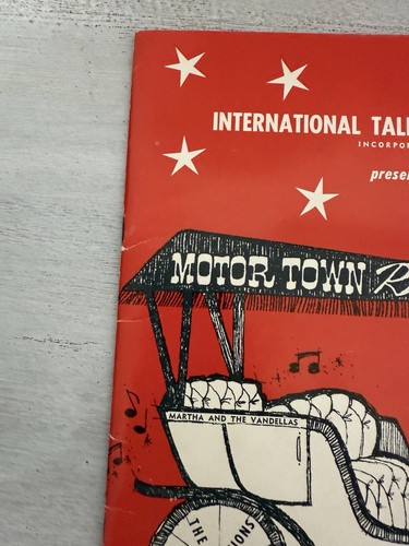 Rare Early Motown Records Motor Town Revue Program Supremes Gaye Temptations - Picture 5 of 13
