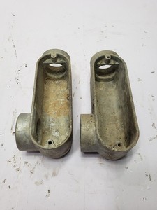 Lot of 2 Conduit E30640 Body With 1-1/2" LL 32.3 CU.IN No Covers Pre Owned