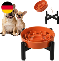 Anti-Schling-Hundenapf Keramik ErhöHt - Labyrinth Fressnapf FüR Langsames Fresse