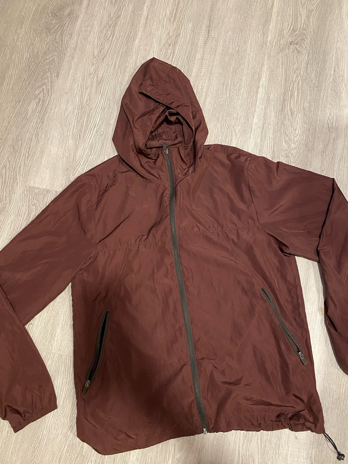 Size Large Resolution Full Zip Maroon Windbreaker - image 4