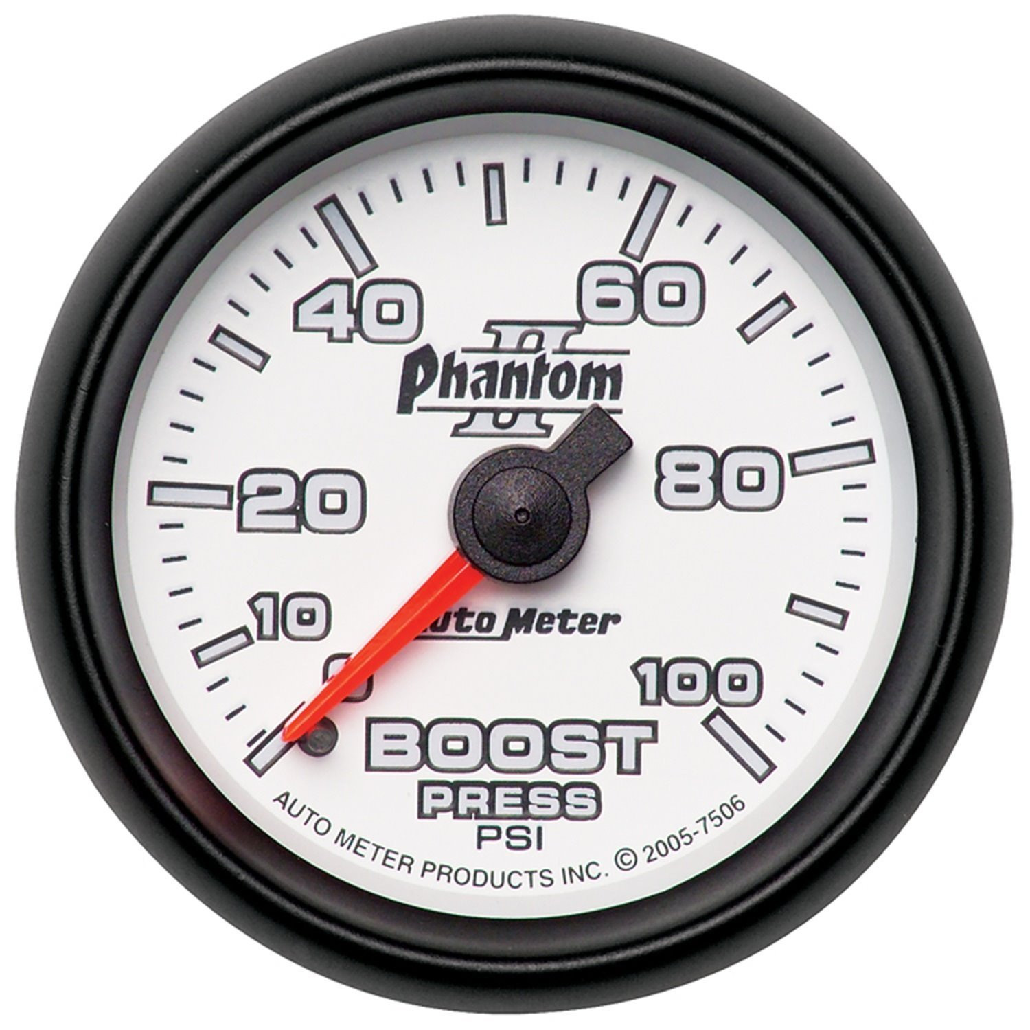 Auto Meter 7506 Phantom II Digital Boost Gauge for Performance Cars