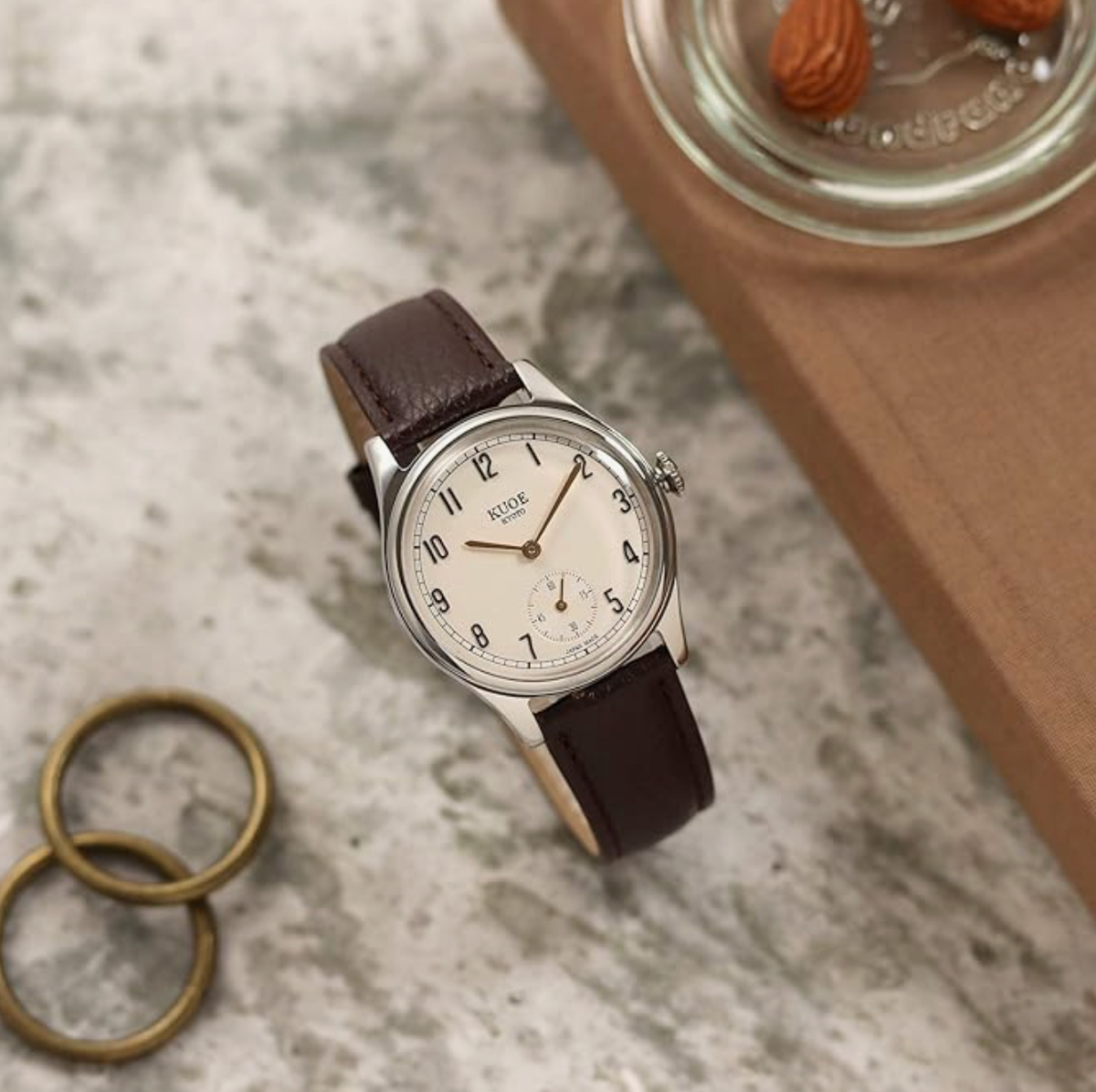 Kuoe Watch OLD SMITH 90-001 Unisex Quartz Made In Japan Kyoto 