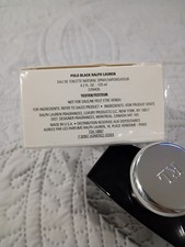 Polo Black Ralph Lauren Eau de Toilette 4.2 oz 125 Ml New Factory Sealed Rare