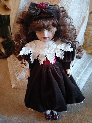 Beautiful 18 Inch Porcelain Doll