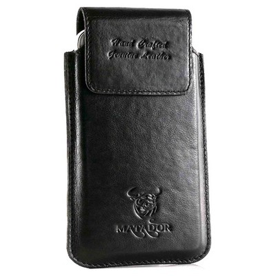 MATADOR Apple iPhone SE 2020 6 6s Leder Gürteltasche Etui Handytasche Schwarz