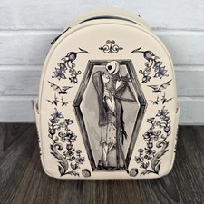 Loungefly The Nightmare Before Christmas Jack  Sally Coffin Mini Backpack New