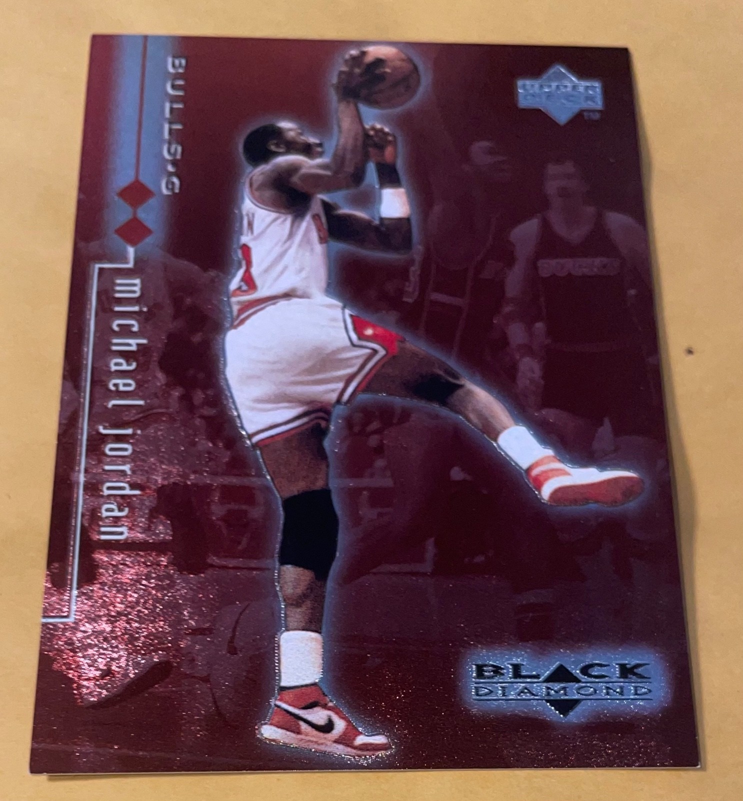 98-99 Upper Deck Black Diamond #1 Double Diamond MICHAEL JORDAN Red Foil #/3000