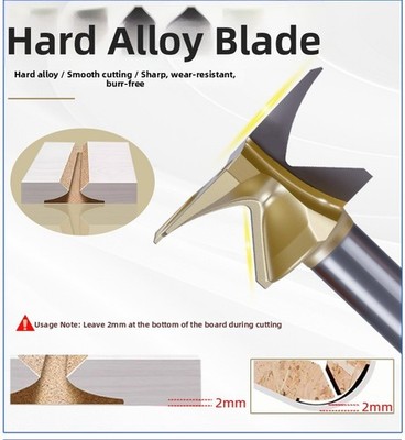 R18 R30 Curve Router Bit for Edge Milling Trim and Contouring in Woodworking