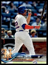 2018 Topps #6 Dominic Smith New York Mets RC Baseball Rookie Card