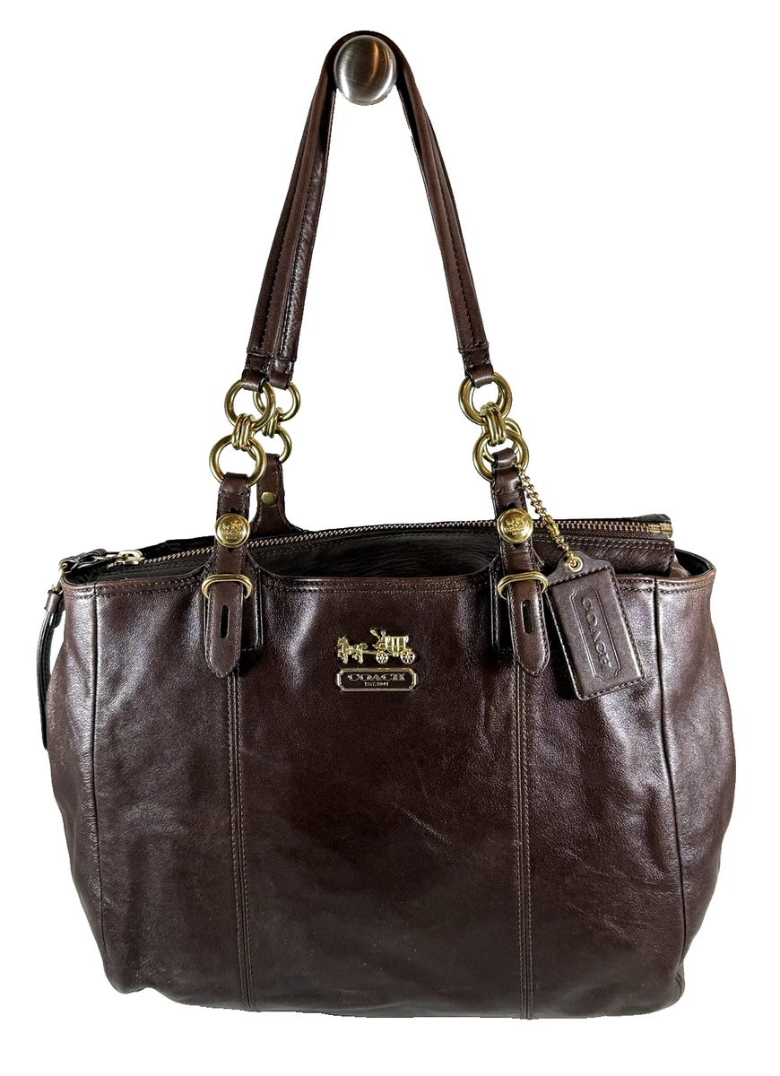 Coach Madison Leather Exterior Tote Bags & Handbags for Women for