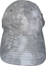 Gray Camo American Flag Hat Cap Adjustable Strap Back One Size Fits Most Kryptek