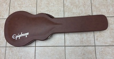2022 Epiphone Les Paul 1959 Hardshell Case Guitar Brown Pink
