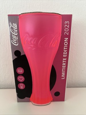 Mc Donalds Coca Cola Glas - 2023 - Neon Pink - Limitierte Edition  NEU OVP