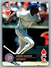 1992 U.S. Playing Card Co. Baseball Aces Playing Cards #3H Andre Dawson