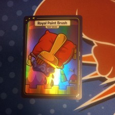 Neopets Battledome TCG Champions of Meridell Royal Paint Brush Foil