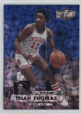 2012 Fleer Retro 1997-98 Metal Universe Precious Gems /100 Isiah Thomas HOF l3t