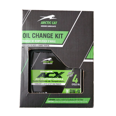 Arctic Cat Oil Change Kit 2436-848 2017 - 2020 Stampede & Havoc 0W-40