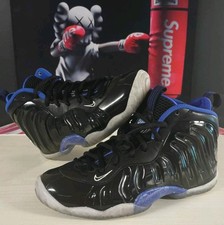 Nike Little Posite One 4.5Y 6w Foamposite Black Hyper Royal maybe tried on 1