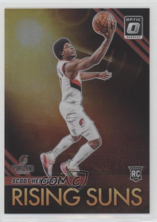 2023-24 Donruss Optic Rising Suns Red Prizm 99/99 Scoot Henderson Rookie RC 0r5a