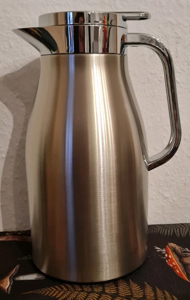 Alfi Isolierkanne Skyline, Thermokanne, Edelstahl, Stainless Steel Matt, 1 L - Bild 3 von 3