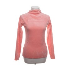Rollkragenpullover, Größe: M, Pink, Cord, Damen #y1y