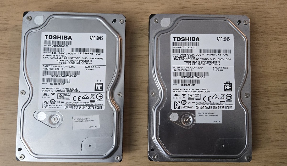 Toshiba DT01ACA100 1 TB 3.5