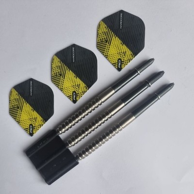 Neu Red Dragon 24 Gramm Multi Ringed Parallel Barrel Grip Tungsten Darts