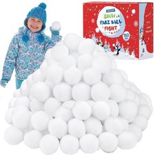 150 Pack Snow Toy Ball for Kids 2 Inch Artificial Snow Fight Ball Set Realist...