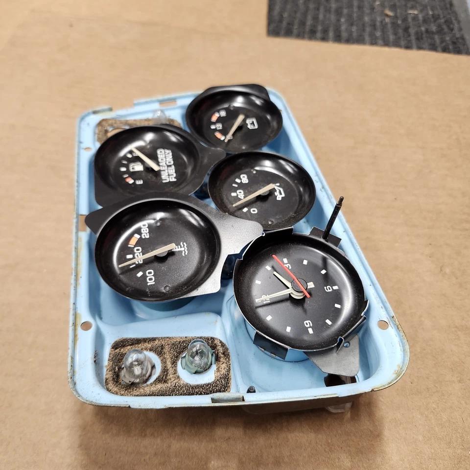 78-79 C3 Corvette console central medidor de instrumento conjunto de lâmpada original de fábrica - Imagem 2 de 4
