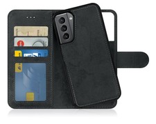 Flip Case Handyhülle für Samsung Galaxy S21 Plus 5G Magnetisch Schwarz