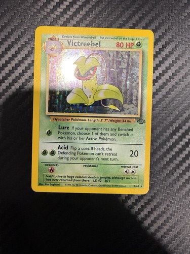 Pokemon TCG Victreebel 14/64 Jungle Holo Rare NM