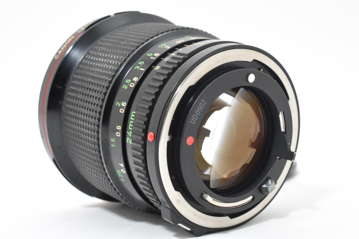 良品 保障付 動作確認済】Canon New FD NFD 24mm f1.4L MF Wide Angle