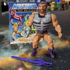 FISTO 100% Complete Vintage MOTU Masters Of The Universe He-Man Figure Sword