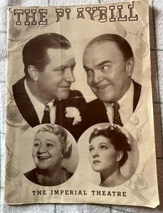Leave it To Me! Imperial Theater New York Playbill 1939 Cole Porter Travel pam