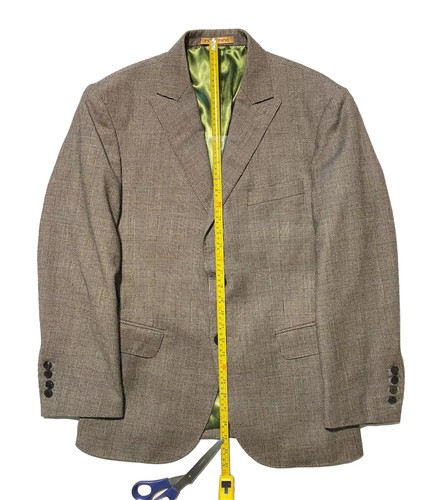 Indochino Surgeon Cuff Gray Glen Plaid 3-Piece Men's Suit Size 40R/32 - Picture 24 of 24