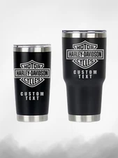 HARLEY DAVIDSON | 20/30OZ | ENGRAVED TUMBLERS | CUSTOM | FREE PERSONALIZATION