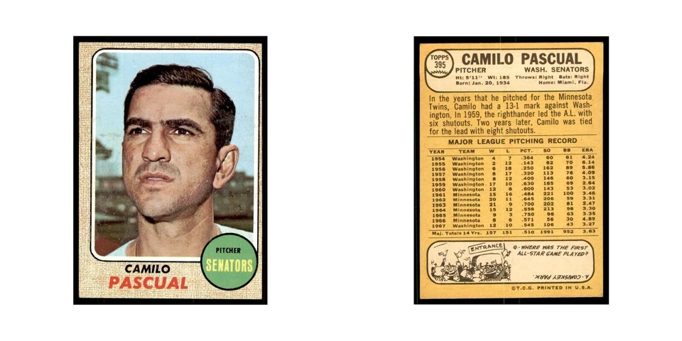 1968 Topps Chuck Finley Angels #395 - Image 3 of 3