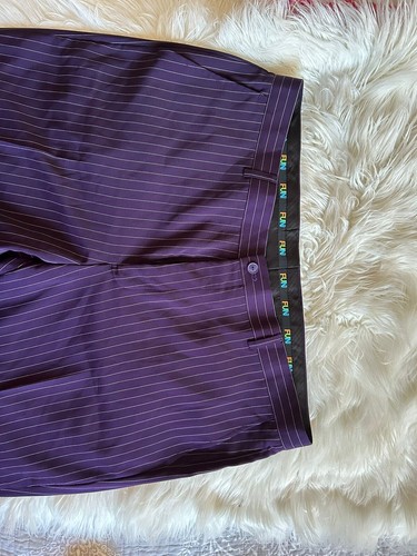 Joker Crown Prince of Crime Purple Costume Pants Cosplay Halloween - Picture 4 of 10