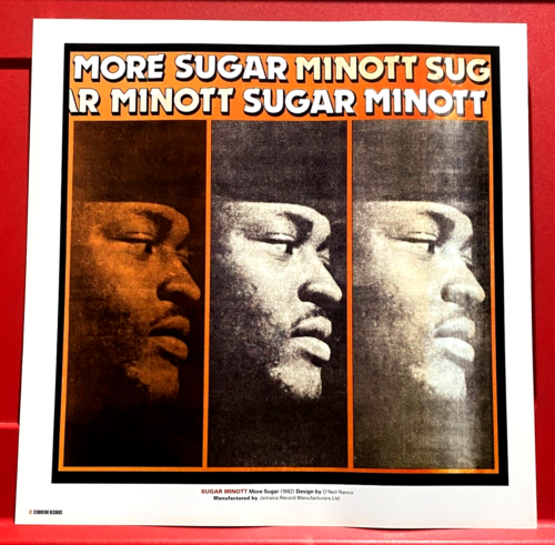 The Soul Vendors On Tour/Sugar Minott Album Cover Art PICTURE / PRINT 12" x 12" - Imagen 2 de 4