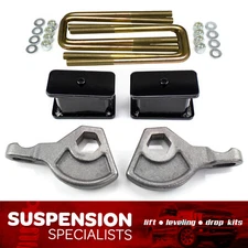 3" Full Lift Kit For 1987-1996 Dodge Dakota 4X4 Torsion Keys w/ Blocks U-bolts